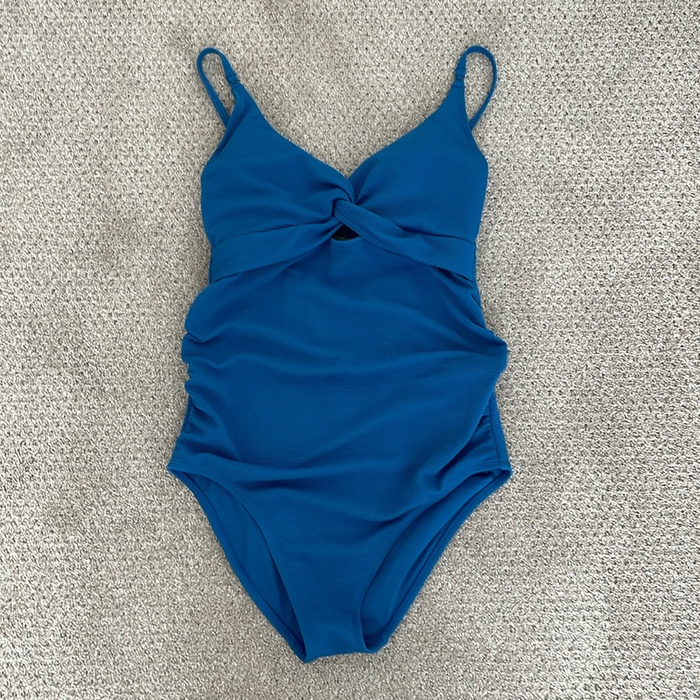 Twist Front Maternity Swimsuit